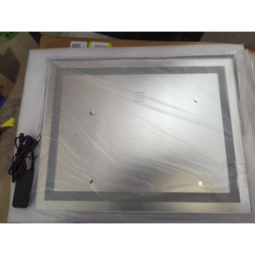 Makeup Vanity Mirror with USB Charging Port 24 x 19 Large LED Makeup Mirror, Desk Mirorr with Lights, Light up Mirror with 10X Magnification and, Dimmable 3 Modes, Touch Control White