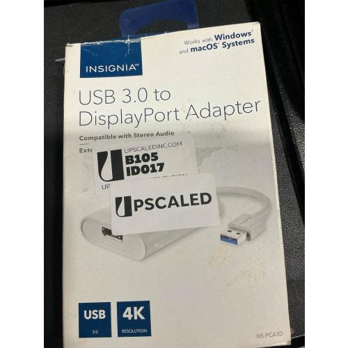 Insignia USB-C to DisplayPort Adapter - White - Model: NS-PCACD
