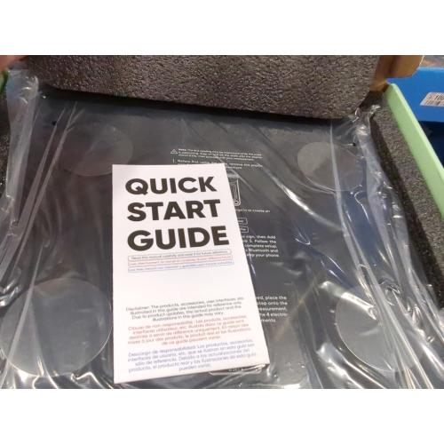 Color Black Wyze Scale S, Scale for Body Weight, Digital Bathroom Scale for Body Fat, BMI, Muscle, and Heart Rate, Body Composition Analyzer with App, Batteries Included, Bluetooth, 400 lb, Black