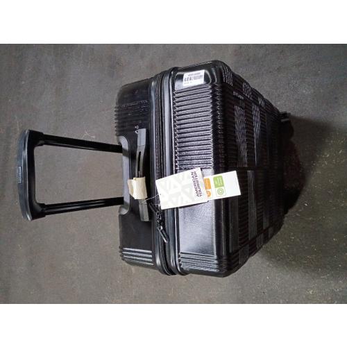 American Tourister NXT Hardside Large Checked Spinner Suitcase - Blackout: 8 Wheels, ABS Shell