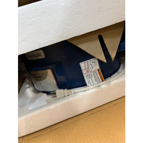 Crock-Pot 7qt One Touch Cook and Carry Slow Cooker - Blue