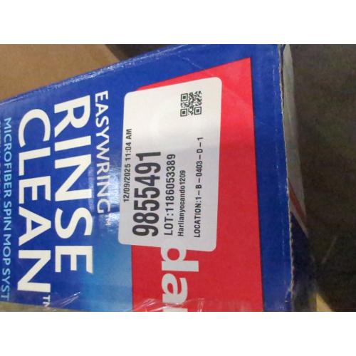 Missing the mop stick. O-Cedar RinseClean Spin Mop & Bucket System   2 Extra Mop Heads| Clean with Clean Water | Removes 99% of Bacteria