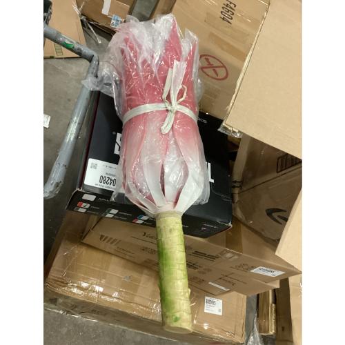 Velener Fake Agave Plant Outdoor, Artificial Plants Large Size for Indoor Decor, Faux Plant Dual Agave (22 inch,Red/White)-No Pot