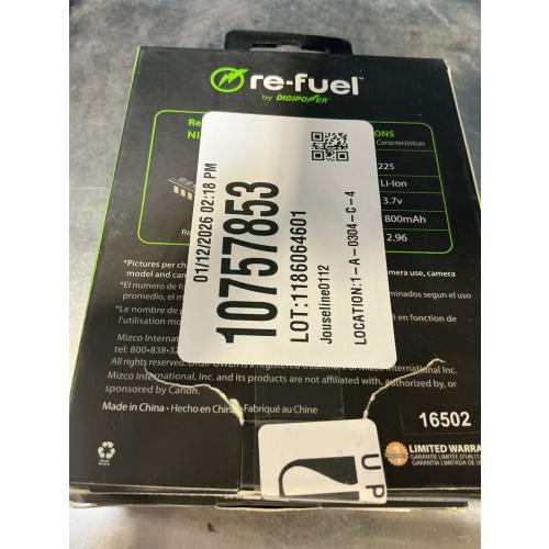 Digipower - Digital Camera Replacement Battery for Nikon EN-EL12 Battery Pack