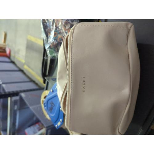 EACHY Travel Makeup Bag,Large Capacity Cosmetic Bags for Women,Waterproof Portable Pouch Open Flat Toiletry Bag Pattern Makeup Bag