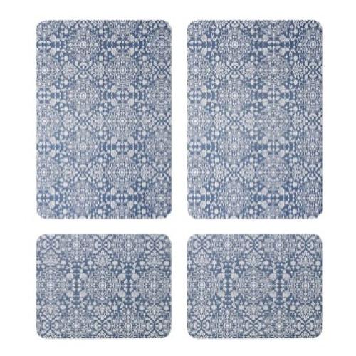 Multi-Purpose Printed Kitchen Mats, 4-pack