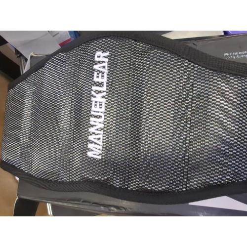 MANUEKLEAR Gym Weight Lifting Belt Weight Lifting Workout Weightlifting Powerlifting Belt for Men Women - 7.5inch - Bodybuilding Fitness Back Support for Cross Training, Squats, Lunges