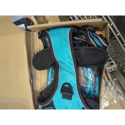 No Pull Dog Harness Adjustable Reflective Oxford Easy Control Medium Large Dog Harness with A Free Heavy Duty 5ft Dog Leash