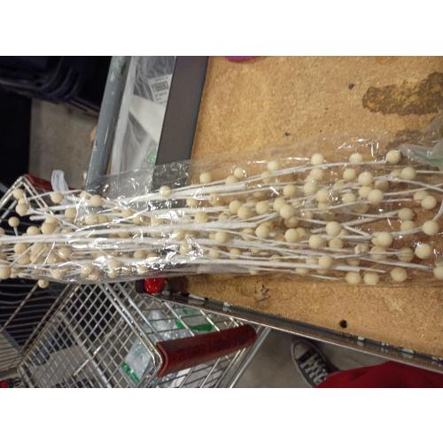 Christmas Berries Picks Set of 12 Xmas Tree Decorations 14inches White Holly Berry Stems Decorative Artificial Floral Picks for Holiday Wreath Garland Floral Table Arrangement Decor