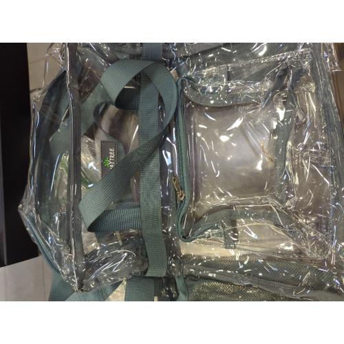 Bagenius Clear Bag Stadium Approved, 12x6x12 Clear bag for Stadium Events, Women's Top-Handle Bags for Concert Festival Work