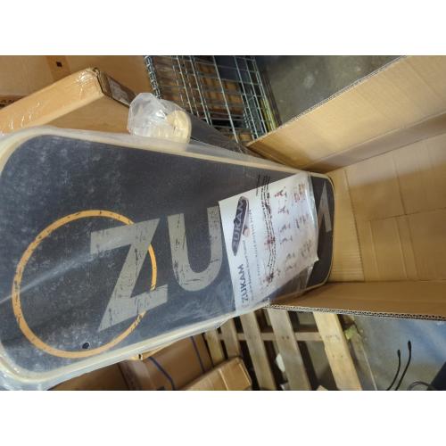 Wooden Balance Board Trainer, Wooden Balancing Board with Workout Guide to Exercise and Build Core Stability, Wobble Board for Skateboard, Hockey, Snowboard & Surf Training