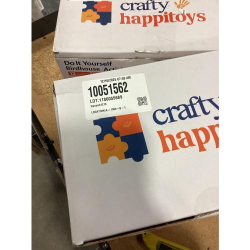 Birdhouse Kit - 15 Unfinished Wood Bird Houses for Children to Paint - Wood Craft Project Kits for Kids - Wooden Arts & Craft for Girls & Boys