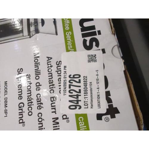 Cuisinart Supreme Grind 8 oz. Stainless Steel Burr Coffee Grinder with Adjustable Settings