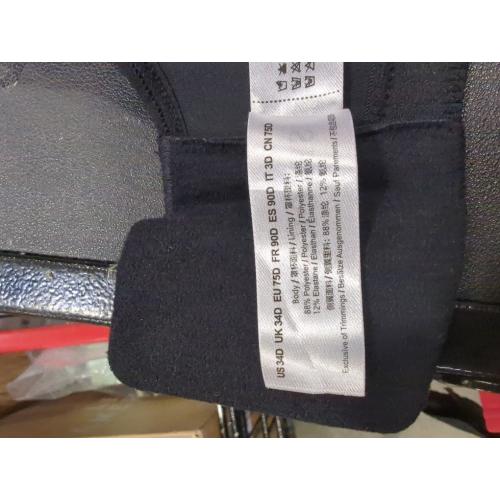 Size 34D SYROKAN High Impact Sports Bras for Women High Support Unlined Underwire Racerback No Uniboob Workout Bra