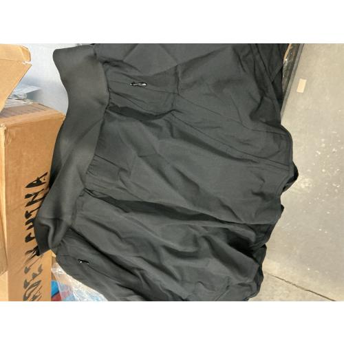 Blooming Jelly Women's Workout Shorts Athletic Running Shorts Crossover High Waisted Gym Shorts with Zipper Pockets