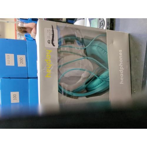 rockpapa Grade Wired Headphones with Microphone, Lightweight Foldable Stereo Bass Headphones with No-Tangle Cord & 3.5mm Jack for Adult/Kids, Laptop Tablet Airplane Chromebooks Teal