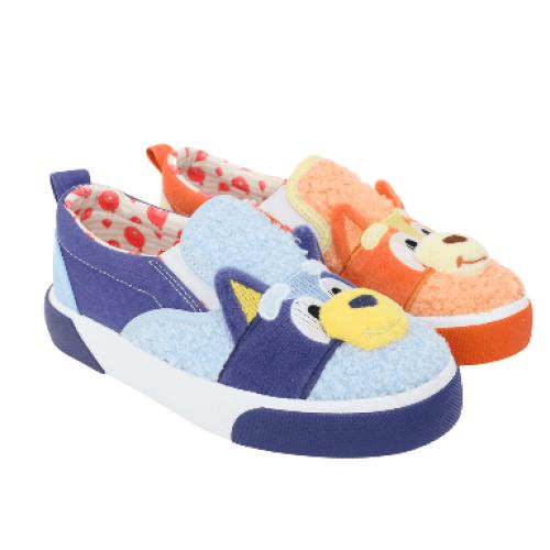 Ground-Up Bingo and Bluey slip on shoes toddler size 5