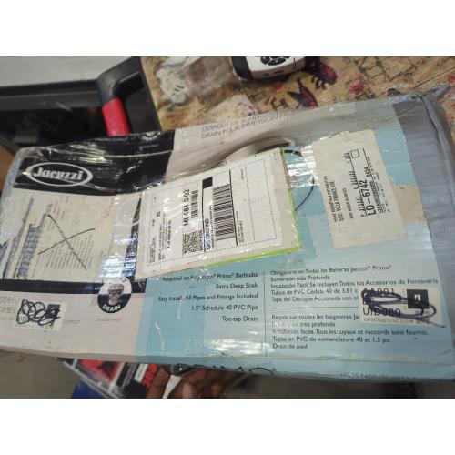 Universal Deep Soak Drain, Chrome