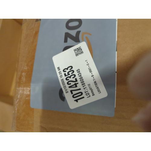 The Crew Furniture Classic Video Rocker Floor Gaming Chair, for Kids and Teens, PU Faux Leather & Polyester Mesh, Black/Red