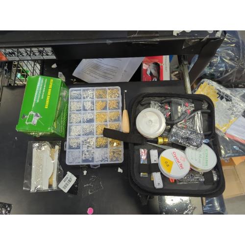 Giwaelro Jewelry Making Kit for Adults, Jewelry Making Supplies with Pliers, Wires, Findings, Necklace Chains, Magnifier and Storage Bag