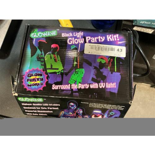 Black Lights for Glow Party! 115W Blacklight LED Strip kit. 4 UV Lights to Surround Your Neon Party. Ultraviolet Lighting for Big Rooms. Easy Set up! Glow in The Dark Party Supplies. Fiesta Luz Negra