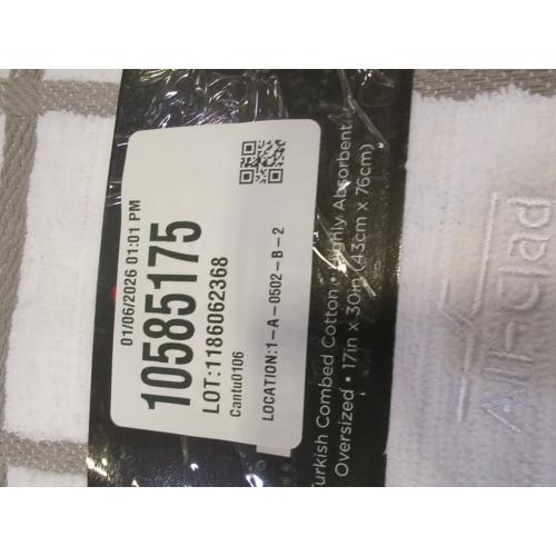 All-Clad Checked Kitchen Towel: Highly Absorbent, Super Soft Long Lasting - 100% Cotton, 17x30 Tea Towel for Cleaning & Drying Dishes, Pans, Glassware, or Countertops, (2-Pack), Titanium Gray