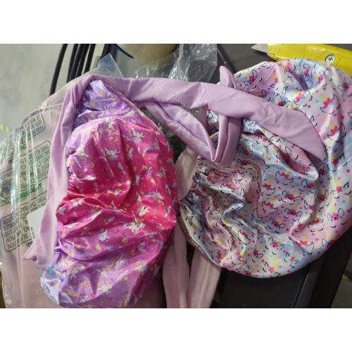 2 PCS Kids Bonnets for Girls, Silk Bonnet for Kids, Satin Bonnet for Sleeping, Baby Toddler Tie Bonnet Sleep Cap