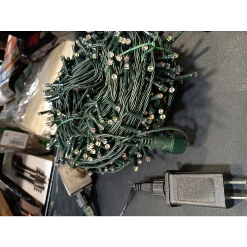 Dazzle Bright 300 LED Christmas String Lights, 100 FT Connectable Waterproof String Lights Green Wire with 8 Modes, Christmas Decorations for Indoor Outdoor Xmas Party Yard Garden (Warm White)