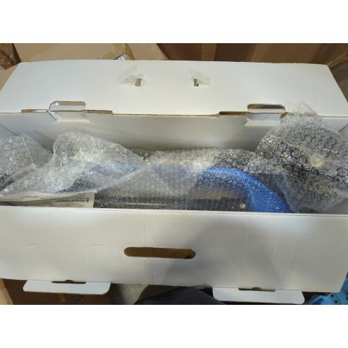 Blue and Black Besrey Kick Scooter for Kids Ages 3-10, 3-Wheel Folding Scooter with Adjustable Height, LED Light Wheels, Extra Wide Deck for Outdoor Activities