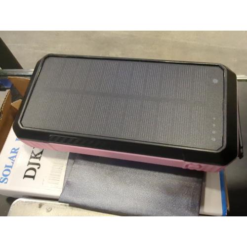 Solar Charger Power Bank 49800mAh, Portable Phone Charging Built-in 4 Cables 22.5W Fast Charging for Cell Phones, Type-C input/Output Port Solar Panel Charger with Dual Flashlights&Compass for Camping