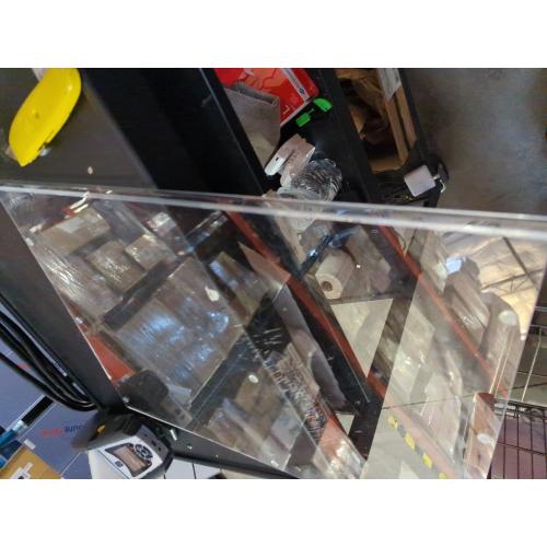 Large Clear Acrylic Cutting Board Chopping Board with Lip 18X24 Non-Slip Design Use for Cutting Vegetables Fruits or Bakery in Home and Restaurant