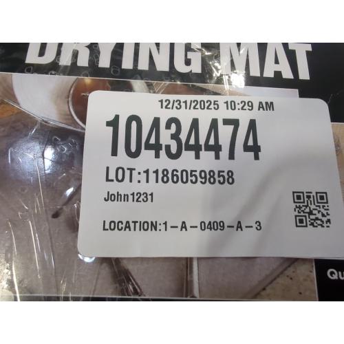 Set of 2 Color Grey  reversible drying mat