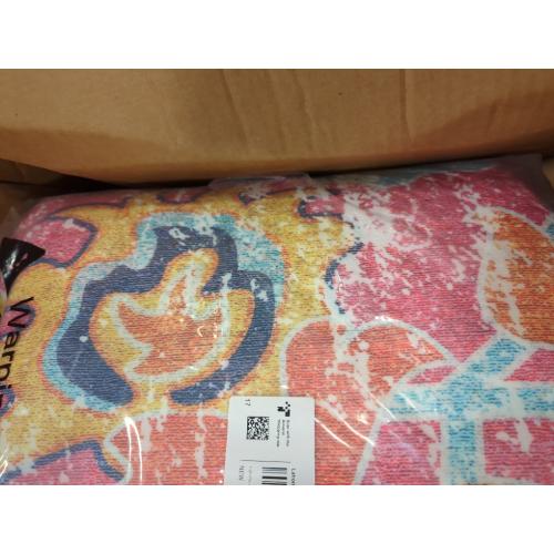 Lahome Area Rugs 9x12 Rugs for Living Room,Large Bedroom Dining Room Rug,Boho Vintage Soft Non-Slip Non-Shedding Low Pile Printed Indoor Carpet for Nursery Kids Home Office(9x12ft,Fuchsia)