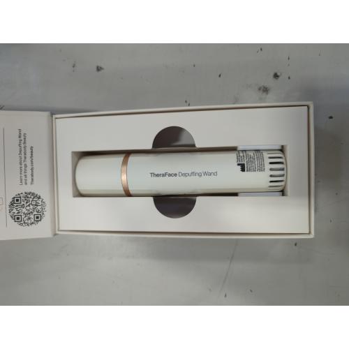 White Therabody TheraFace Depuffing Cold & Heat Facial Treatment Wand - White