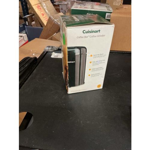 Cuisinart Coffee Grinder, One Touch Control Coffee Bean Grinder with Stainless Steel Bowl and Blades, 2.5 oz/70g Capacity Enough for 12 Cups, On/Off Switch with Safety Interlock, DCG-20BKN, Black ‼️doesn’t come with lid and has mild stains ‼️