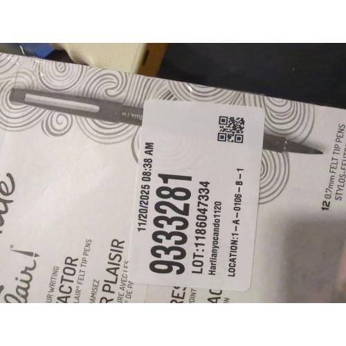 Paper Mate Flair Porous Point Stick Pen, Assorted Colors (Medium, 12 ct.)