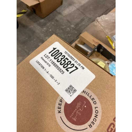 Gusto Nostro Marble Wine Chiller Bucket - 750ml Wine Bottle Cooler and Champagne Chiller for Party, Kitchen, Bar Cart Decor to Chill & Keep Bottles Cold with Unique Wine Lovers Gift Box (Black Zebra)