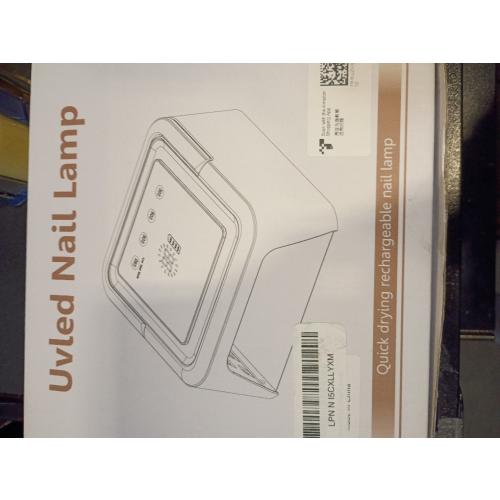 UV Nail Lamp 108W, UV Light for Gel Nail Polish, Cordless LED Nail Lamp with 36 Beads & Touch Display, Nail Light with 4 Timer Mode & Auto Sensor, Fast Curing Nail Dryer for Salon & Home, Purple