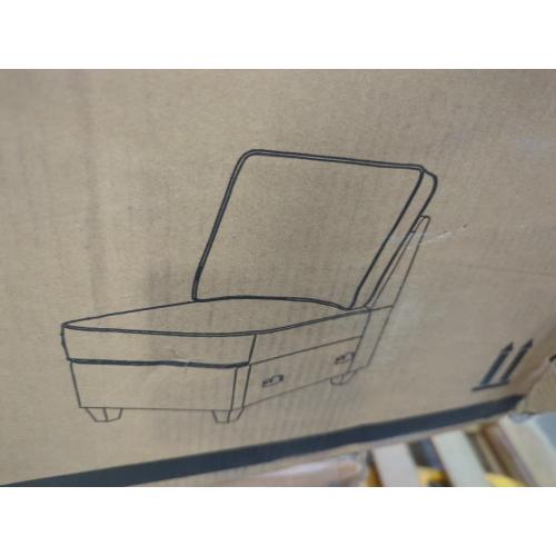 Armless Chair Dark Gray