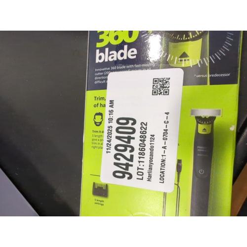 Norelco Oneblade 360 Rechargeable Face Trimmer