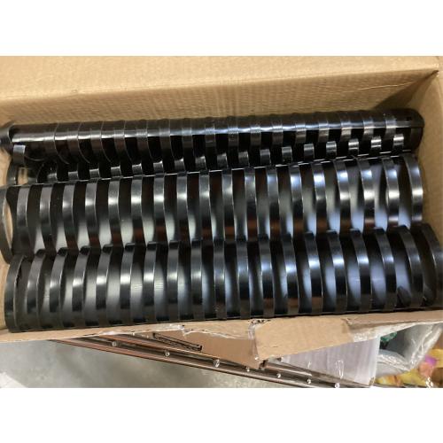 Binditek 10 Pack Plastic Binding Comb Spines, 2 Inch Diameter, 450 Sheet Capacity, 19 Ring, for Letter Size, Black, for Students and Coworkers