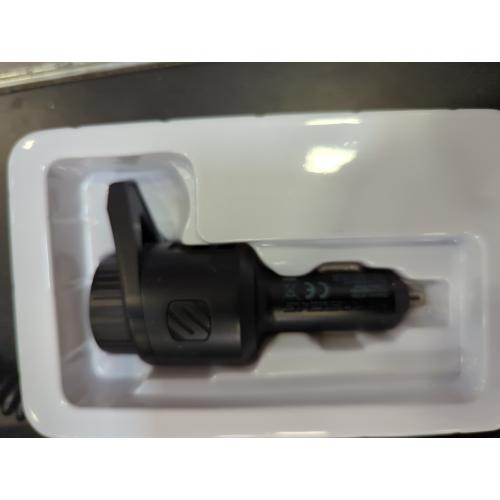 Scosche BTFM5 Bluetooth Hands-Free Car Kit with Digital FM Transmitter and Dual 12W USB Charging Ports For Vehicles