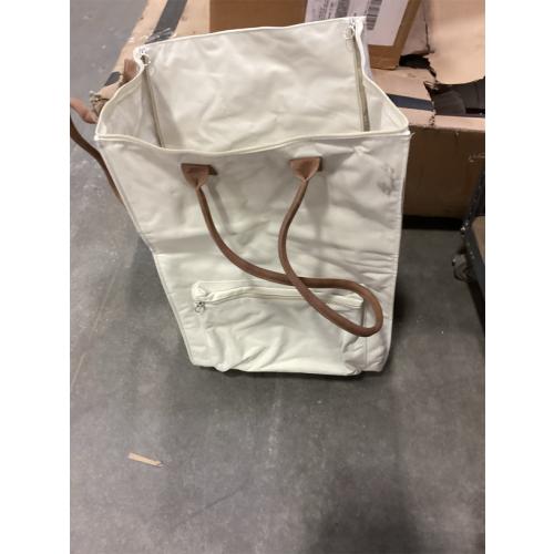 StorageWorks Grocery Cart on Wheels, Zipper Closure Rolling Bag, Shopping Trolley, Rolling Tote Bag with Handles