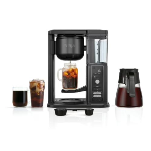 Ninja Hot & Iced 10-Cup Drip Coffee Maker, 4 Brew Styles, Rapid Cold Brew,