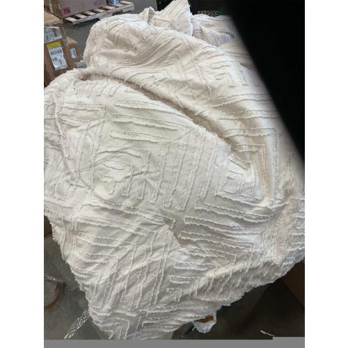 King Size Comforter Set Beige, 7 8-A-2400-A-1Pieces Boho King Bedding Comforter Set Cream, All Season Soft Lightweight Tufted Textured Down Alternative Comforter Fluffy Bed Set