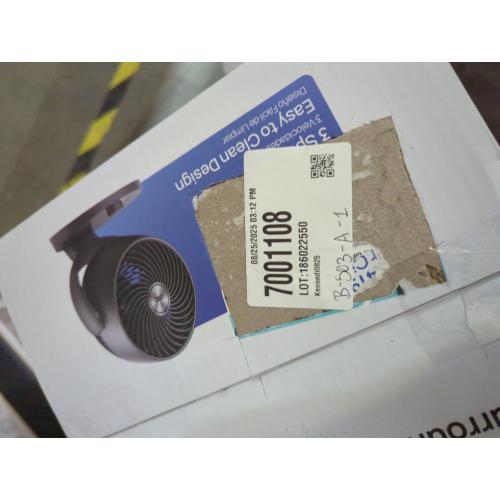 Grey Dreo - 70ft Powerful Airflow, 28db Quiet Table Air Circulator Fans for Whole Room, 120 Adjustable Tilt, 3 Speeds, CF409 - Grey