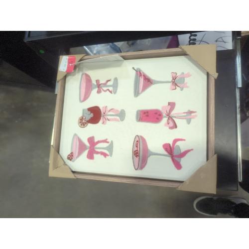 BP Home Woven Pink and Red Beverages