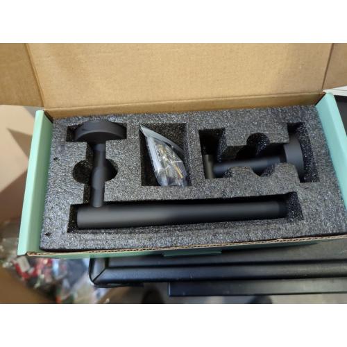 Day Moon™ Matte Black Toilet Paper Holder - Wall Mount Modern Roll Holder for Bathroom