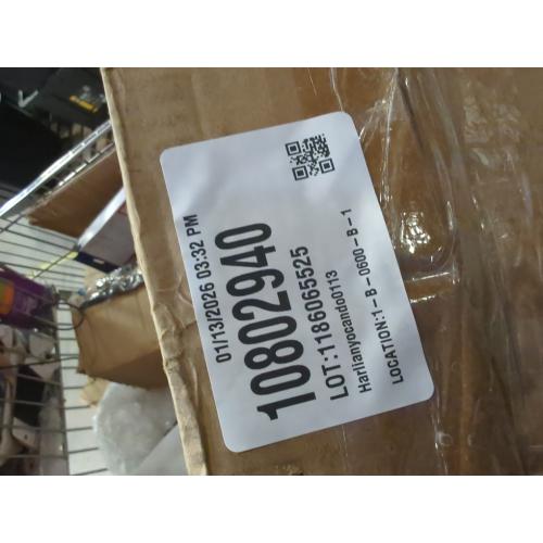 Simple Designs 62.5 in. Aqua Floor Lamp with USB Port