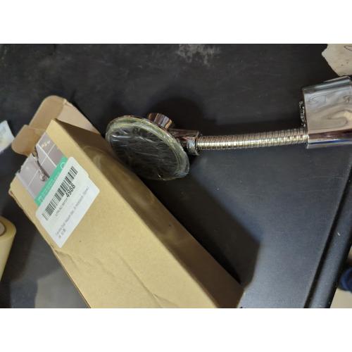 Flexible Dual Vacuum Suction Shower Head Holder, Bends Sideways and Forward, Angle Adjustable, No-Drill Installation (Silver)